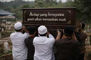 Keadaan Mayat di Atas Keranda