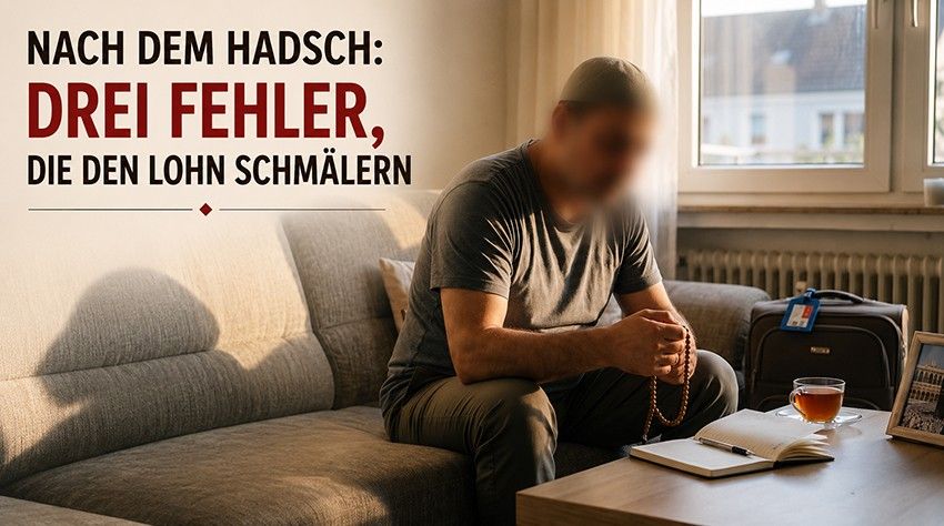 Nach dem Hadsch: Drei Fehler, die den Lohn schmälern