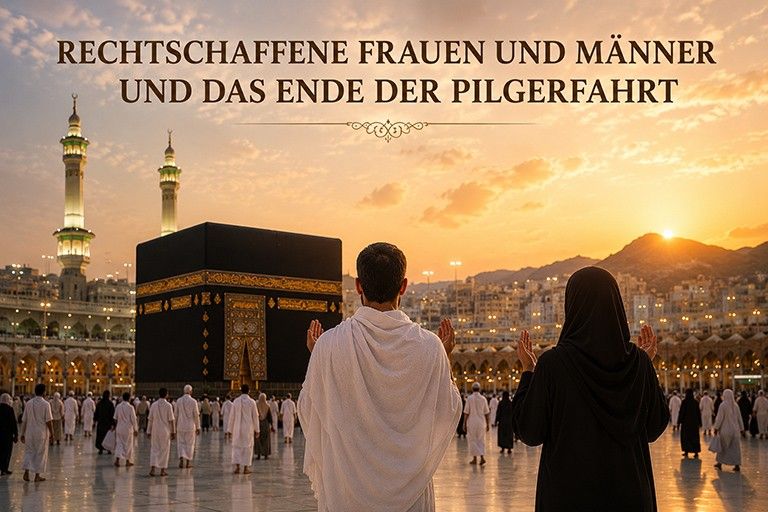Rechtschaffene Frauen und Männer und das Ende der Pilgerfahrt: